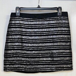 American Eagle Black Sequined Mini Skirt
